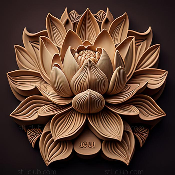 3D model st lotus (STL)